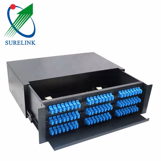 Настенное крепление для стойки Abalone, 24-портовая оптоволоконная соединительная коробка ODF, оптоволоконная патч-панель