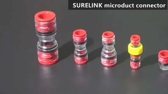 Волоконно-оптические кабельные соединения HDPE Air Blow Fiber Прямой газовый блок Соединитель Microduct